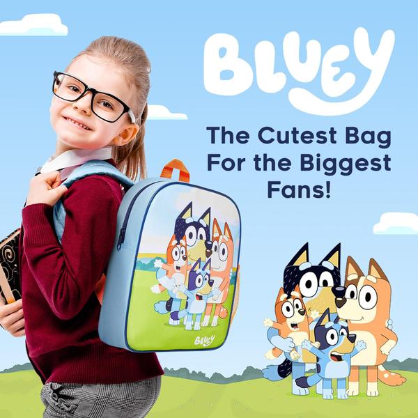 Imagem de Mochila Infantil Bluey com Interior Espaçoso e Bolsos Laterais