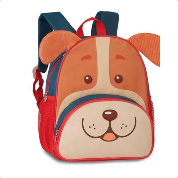 Imagem de Mochila Infantil Com Alças - Cachorro Vermelho