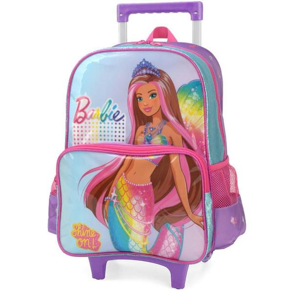 Imagem de Mochila Infantil com Rodinha Barbie GD VL