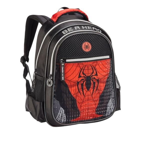 Imagem de Mochila infantil de Costas Escolar Meninos Aranha G 41cm