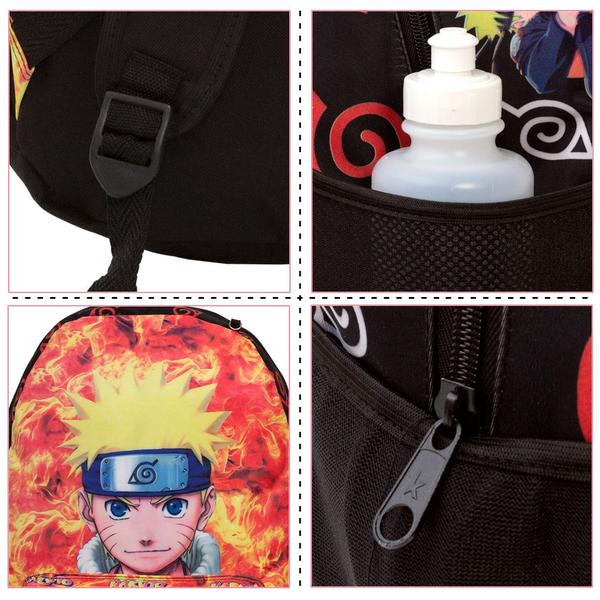 Imagem de Mochila Infantil De Costas Estampa Naruto Uzumaki Espaçosa