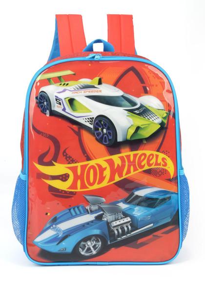 Imagem de Mochila Infantil de Costas Hot Weels Laranja Luxcel