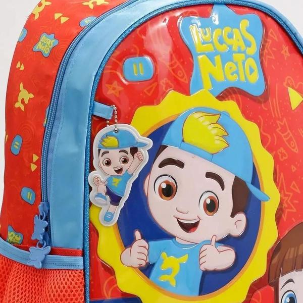 Imagem de Mochila Infantil de Costas Lucas Neto com áudio