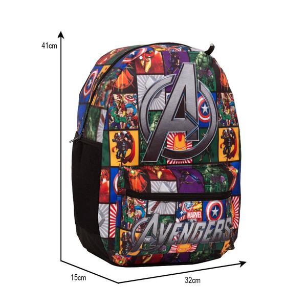 Imagem de Mochila Infantil De Costas Menino Estampa Avengers Desenho