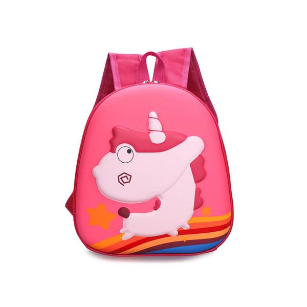 Imagem de Mochila Infantil De Costas Pequena Animais Alto Relevo Viagem Passeio Parque Desenho 3D