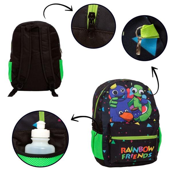 Imagem de Mochila Infantil De Costas Rainbow Friends Alça Reforçada