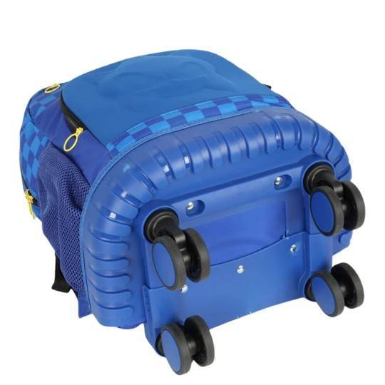 Imagem de Mochila Infantil De Rodinha 360º Graus, Sonic, Azul - Luxcel