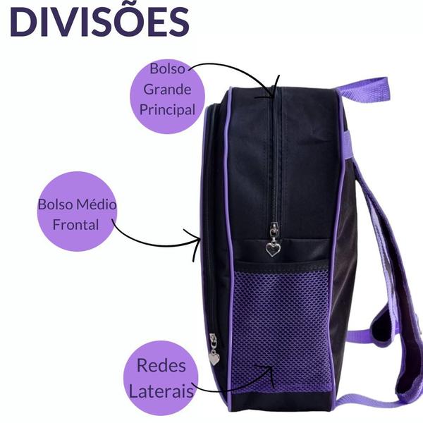 Imagem de Mochila Infantil Escola Menina + Lancheira Bolsa Térmica Feminina