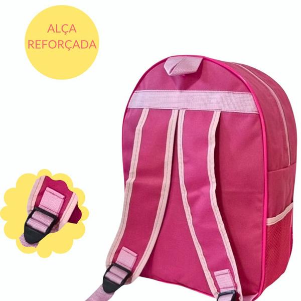 Imagem de Mochila Infantil Escolar Bolsa Masculina Criança Menino Reforçado + Estojo Grande