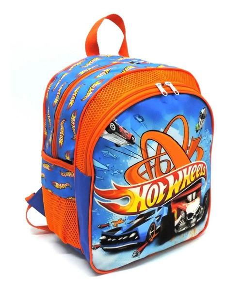 Imagem de Mochila Infantil Escolar Carro Hot Wheels Costas Tam G F5