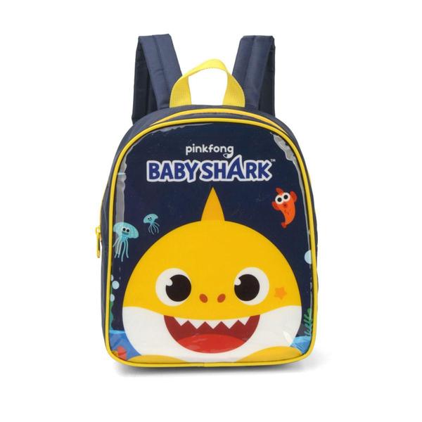 Imagem de Mochila Infantil Escolar De Costas Pequena Baby Shark UP4YOU - Luxcel