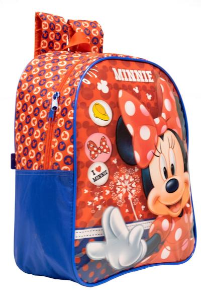 Imagem de Mochila Infantil Escolar de Costas Vermelha Minnie - Xeryus