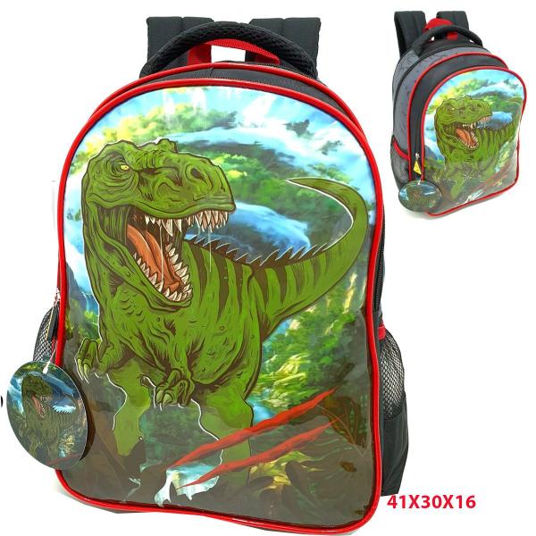 Imagem de Mochila Infantil Escolar Dinossauro DL1391