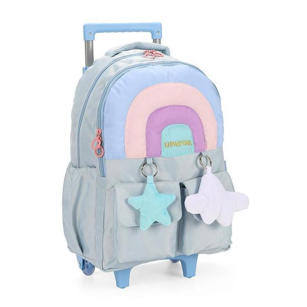 Imagem de Mochila Infantil Escolar Feminina Rodinhas Up4You ul