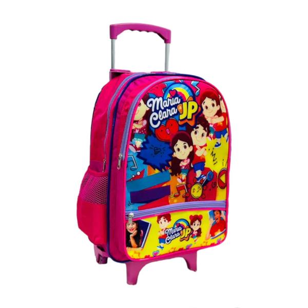 Imagem de Mochila Infantil Escolar Grande Personagens Menino Menina rodinha