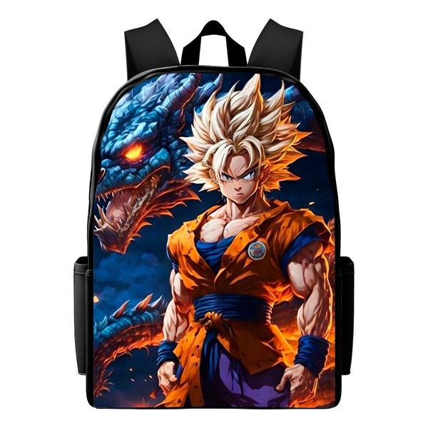 Mochila Infantil Escolar Juvenil masculina Personagem Goku Novidade Volta As Aulas Lançamento Top Personalizado - Kaut Imagem de Mochila Infantil Escolar Juvenil masculina Personagem Goku Novidade Volta As Aulas Lançamento Top Personalizado