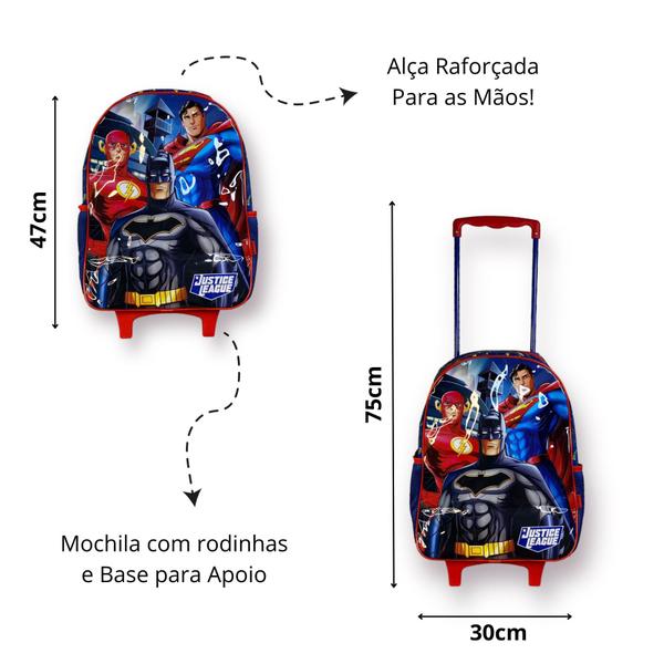 Imagem de Mochila Infantil Escolar Liga da Justiça Xeryus 11850