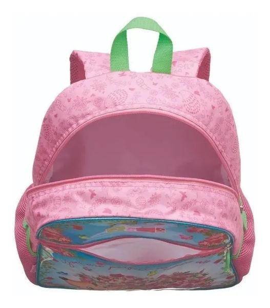 Imagem de Mochila Infantil Escolar Meninas Costas Porco Espinho Flor M