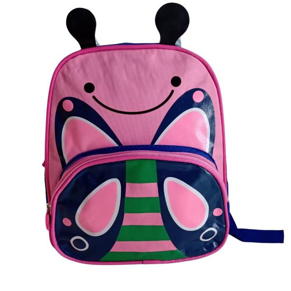 Imagem de Mochila Infantil Escolar Menino Menina Bichinhos Animais Zoo Impermeável Resistente