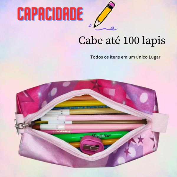 Imagem de Mochila Infantil Escolar Meninos Masculino Criança Bolsa + Estojo Grande + Lancheira Térmica 