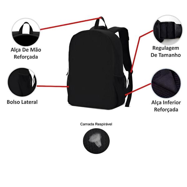 Imagem de Mochila Infantil Escolar Para Crianças Volta as Aulas mais Relogio Digital Led