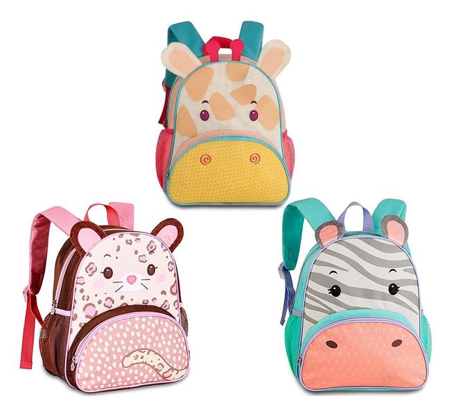 Imagem de Mochila Infantil Escolar Passeio Costas - Zebrinha - Clio