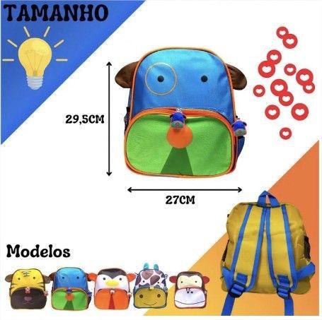 Imagem de Mochila Infantil Escolar Pets Bichinhos Animais