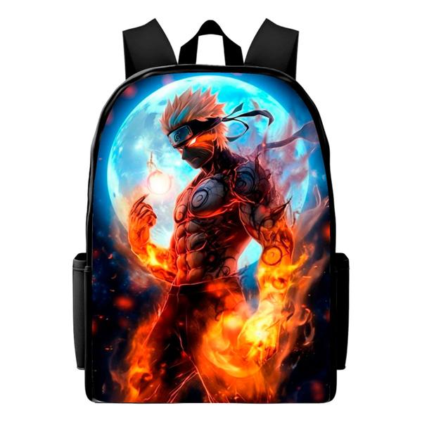 Imagem de Mochila Infantil Estampada Lançamento Naruto anime Bolsa Escolar