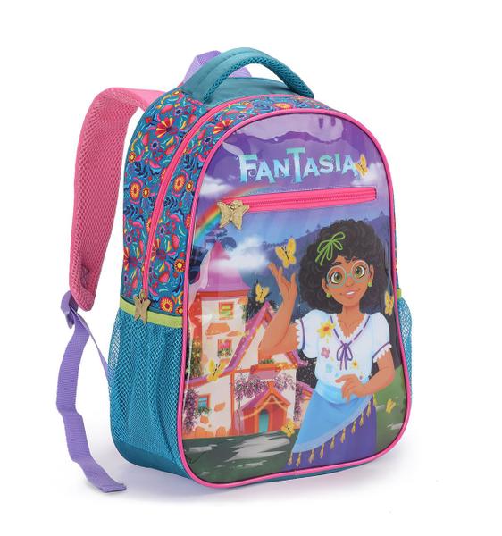 Imagem de Mochila Infantil Feminina Fantasia Escolar Passeio Seanite