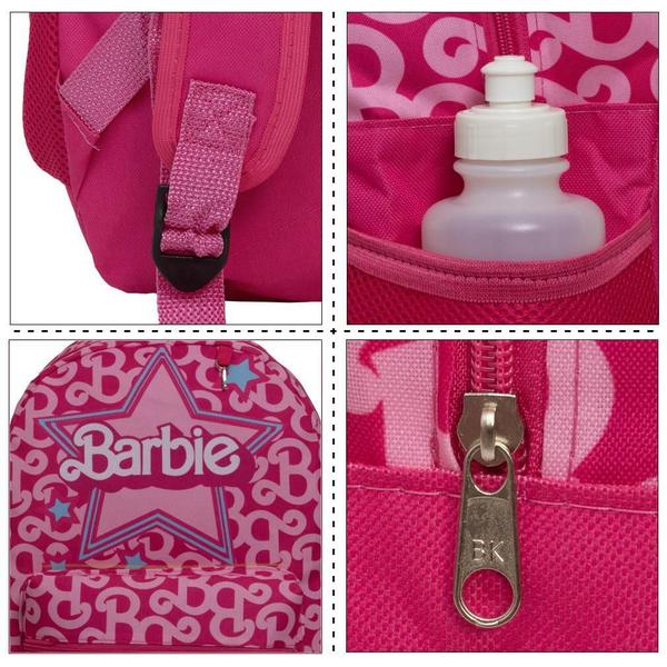 Imagem de Mochila Infantil Feminina Grande Barbie Costas Juvenil Rosa