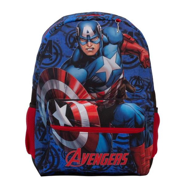 Imagem de Mochila Infantil Grande Capitão América Costa Envio Imediato