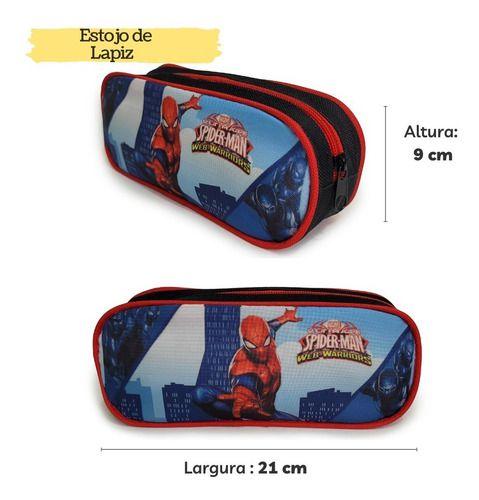 Imagem de Mochila Infantil Homem Aranha C/ Rodinha  Kit Completo