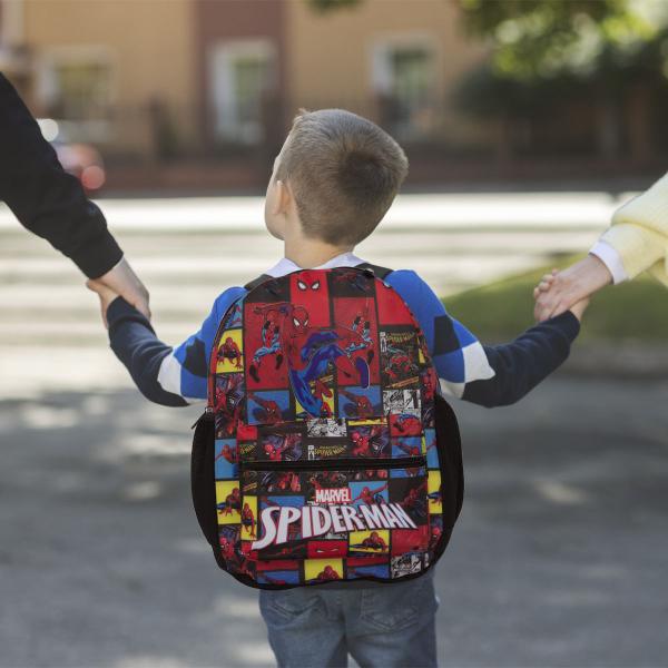 Imagem de Mochila Infantil Homem Aranha Grande Costas Aulas Criança