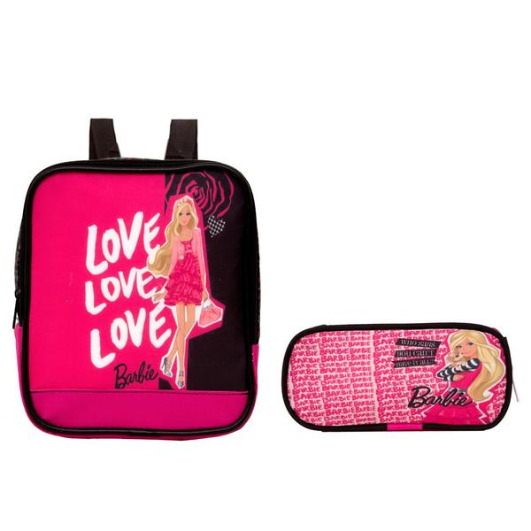 Mochila Infantil Juvenil Menina Tam G Rosa Barbie Rodinha - TOYS 2U Imagem de Mochila Infantil Juvenil Menina Tam G Rosa Barbie Rodinha