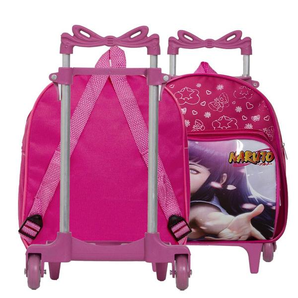 Imagem de Mochila Infantil Kit Para Creche Hinata Rodinha Resistente