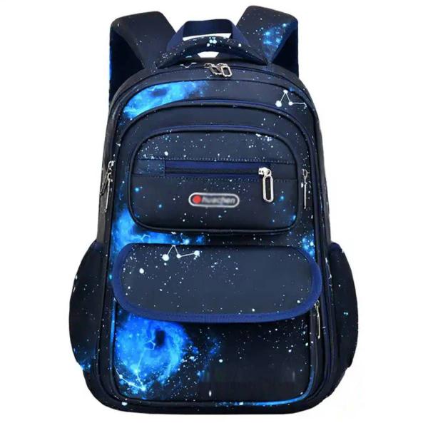 Imagem de Mochila Infantil Masculina Bolsa Escolar De Costas Meninos Estojo Fichário Espaçosa Grande