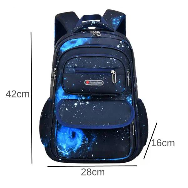 Imagem de Mochila Infantil Masculina Bolsa Escolar De Costas Meninos Estojo Fichário Espaçosa Grande