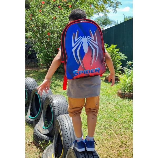 Imagem de Mochila Infantil Masculina Bolsa Escolar + Lancheira Térmica