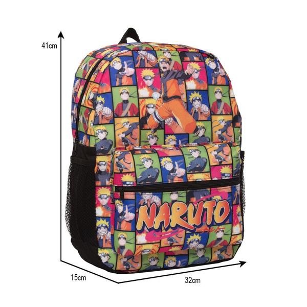 Imagem de Mochila Infantil Masculina Costas Anime Naruto Lançamento