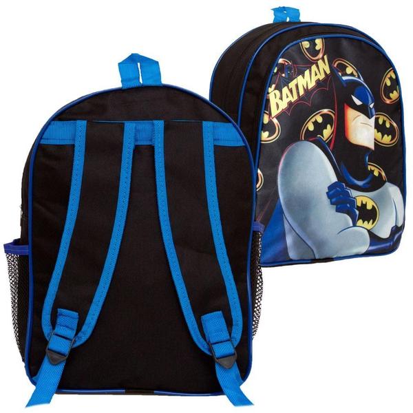 Imagem de Mochila Infantil Masculina De Costas Batman Lancheira Estojo