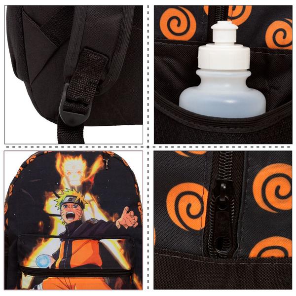 Imagem de Mochila Infantil Masculina Naruto Juvenil Costas Passeio