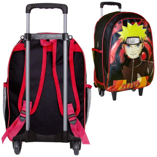 Imagem de Mochila Infantil Masculina Naruto Uzumaki Rodinha Toys 2U