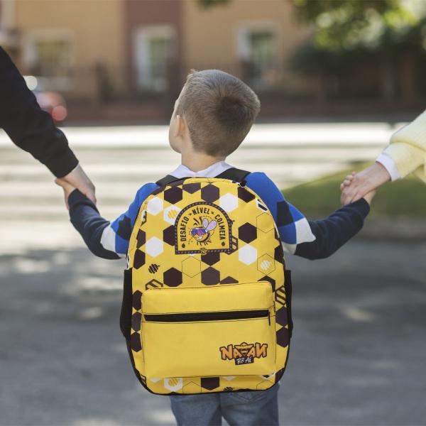 Imagem de Mochila Infantil Masculina Natan Por Aí Lancheira Amarela