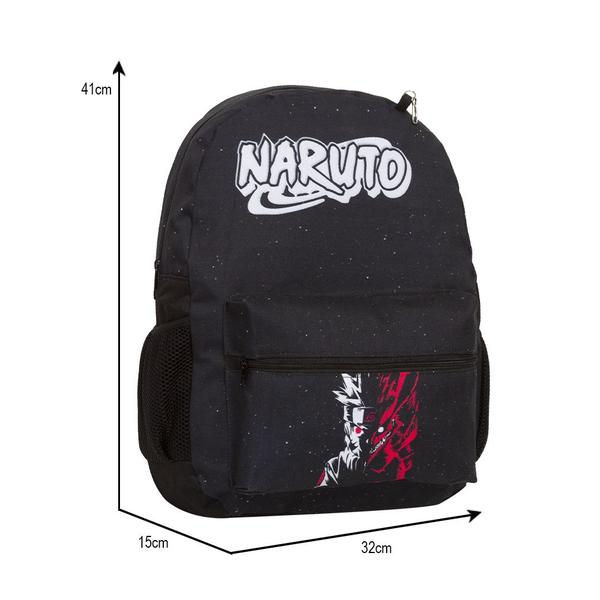 Imagem de Mochila Infantil Masculina Passeio Viagem Aulas Naruto Costa