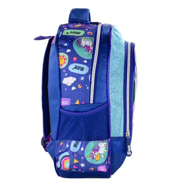 Imagem de Mochila Infantil Menina Escolar de Costas Unicórnio