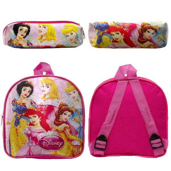 Imagem de Mochila Infantil Menina Princesas Disney Costas Lançamento