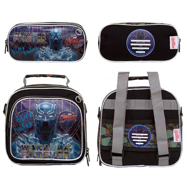 Imagem de Mochila Infantil Menino Costas Pantera Negra Marvel Toys 2U