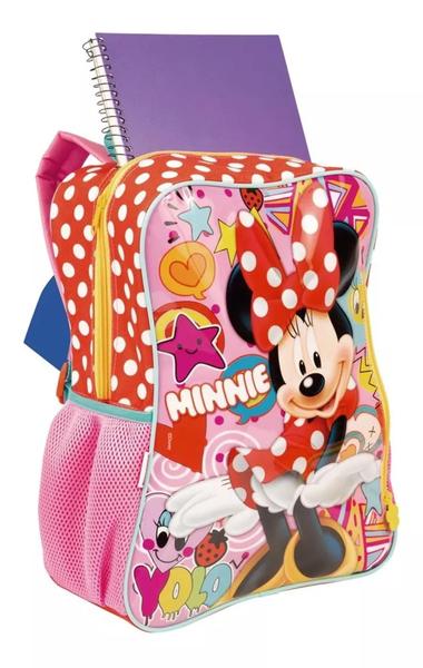 Imagem de Mochila Infantil Minnie 19m Escolar Costas Tam G Sestini