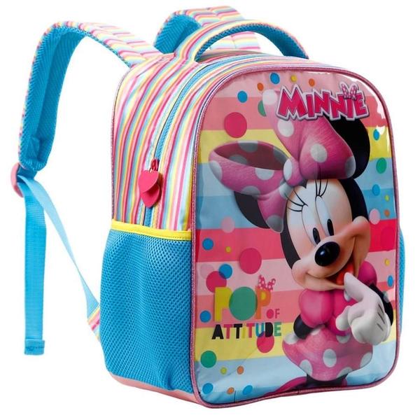 Imagem de Mochila Infantil Minnie Attitude Costas Tam G Escolar