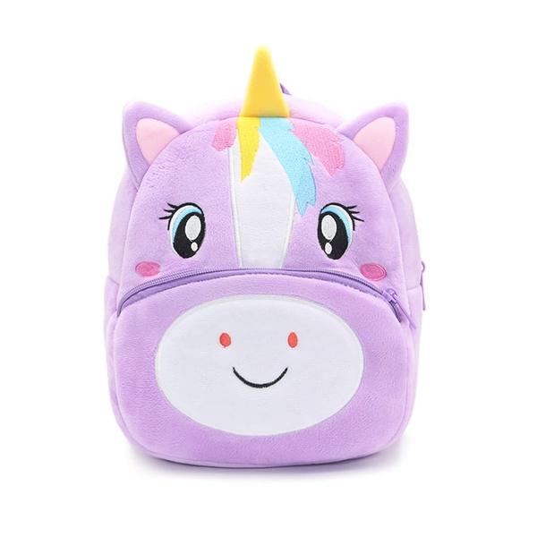 Imagem de Mochila infantil NICE CHOICE Cute Plush Animal para 2 a 6 anos